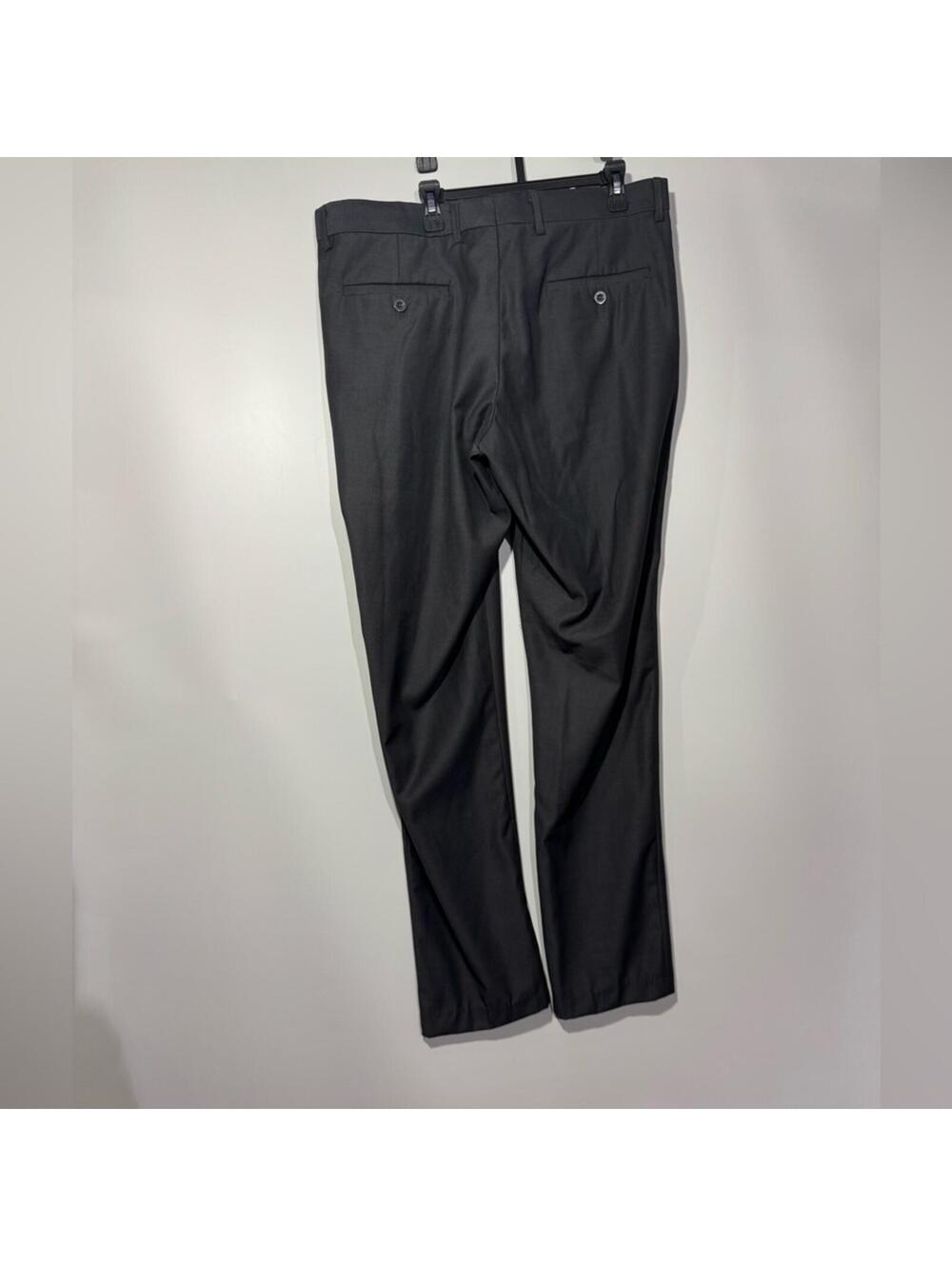 Alberto Cardinali Men's Black Dress Pants W34 L32
